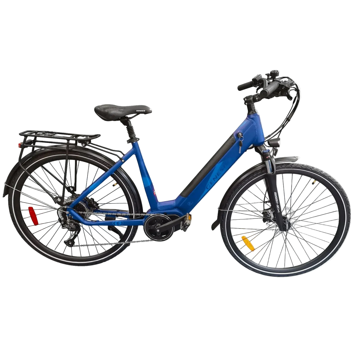 Genesis TRAFIK E-400, 700C, 9 Spd, Blue