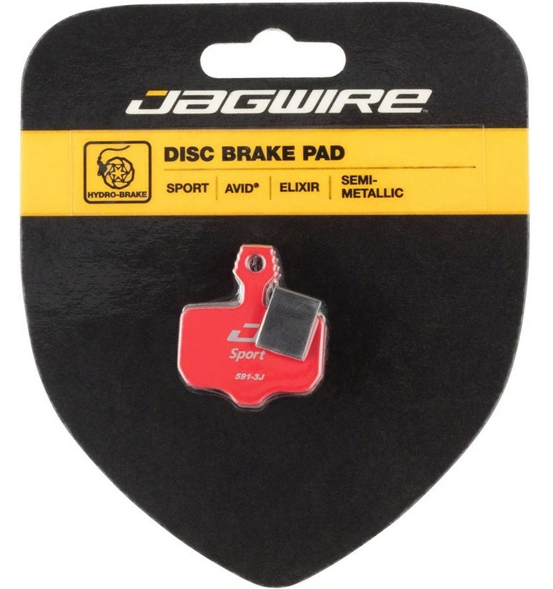 Disc Brake Pads, Jagwire Mountain sport, SRAM Level TL,T, DB5, DB3, DB1 Avid Elixir R, CR, CR Mag 1,3,5,7,9, xo, xx world cup, Semi - Metallic