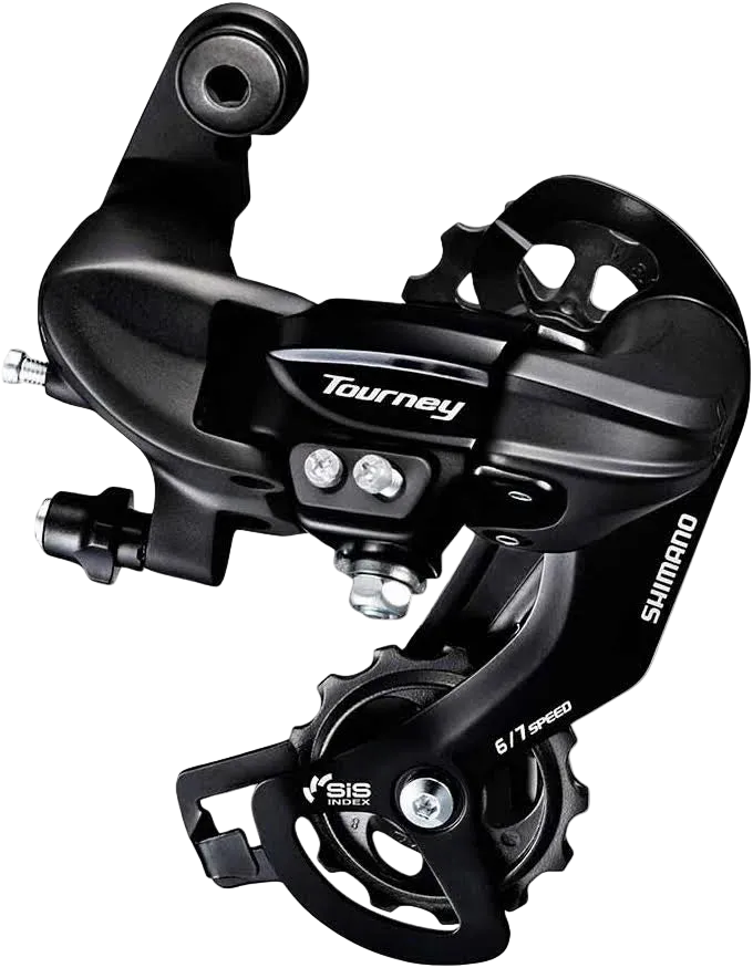 Derailleur Rear, 6/7 speed Shimano Tourney RD-TY300, SGS, Black, Direct Attachment