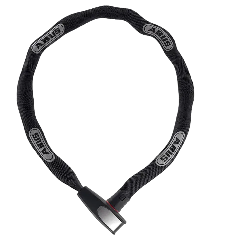 Abus, 8807K Steel-O-Chain, Chain Lock, Key, 7mm, 85cm, 2.8', Black
