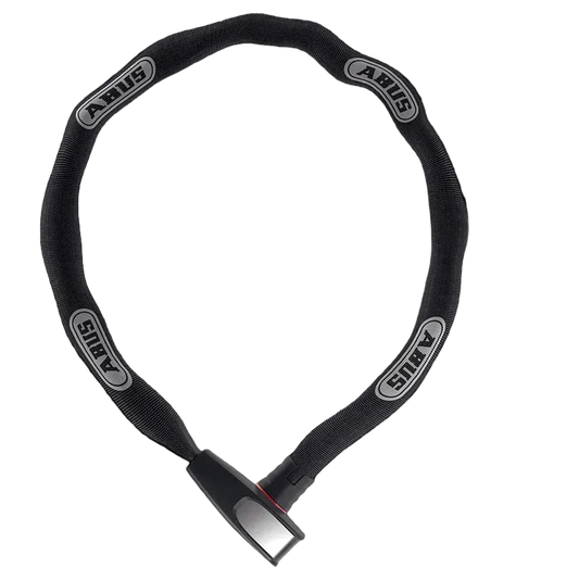 Abus, 8807K Steel-O-Chain, Chain Lock, Key, 7mm, 85cm, 2.8', Black