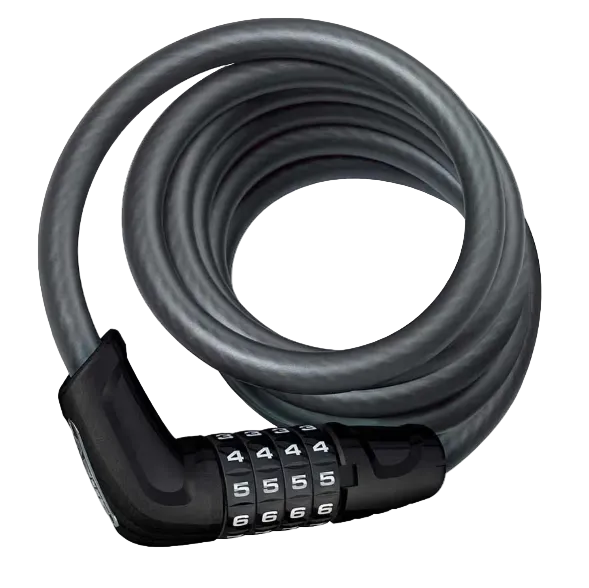 Abus, Tresor 6512C, Cable Lock, Combo, 12mm, 180cm, 5.9', Black
