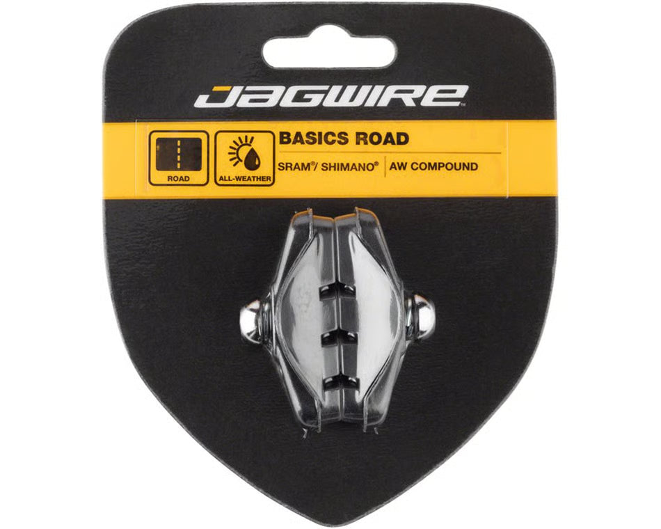 Brake Pads Road, Jagwire Basics, All Weather, Black
