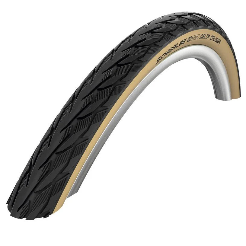 Tire 26x1 3/8, Schwalbe Delta Cruiser, Tan Wall