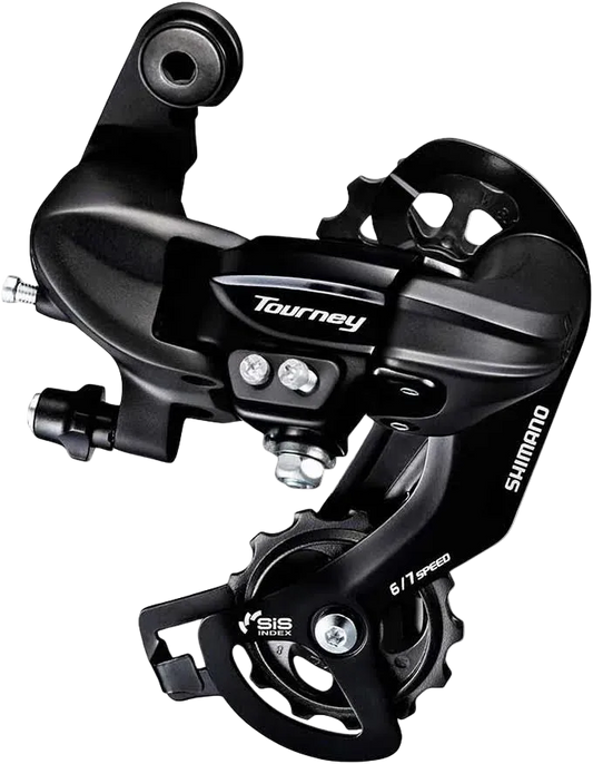 Derailleur Rear, 6/7 speed Shimano Tourney RD-TY300, SGS, Black, Direct Attachment